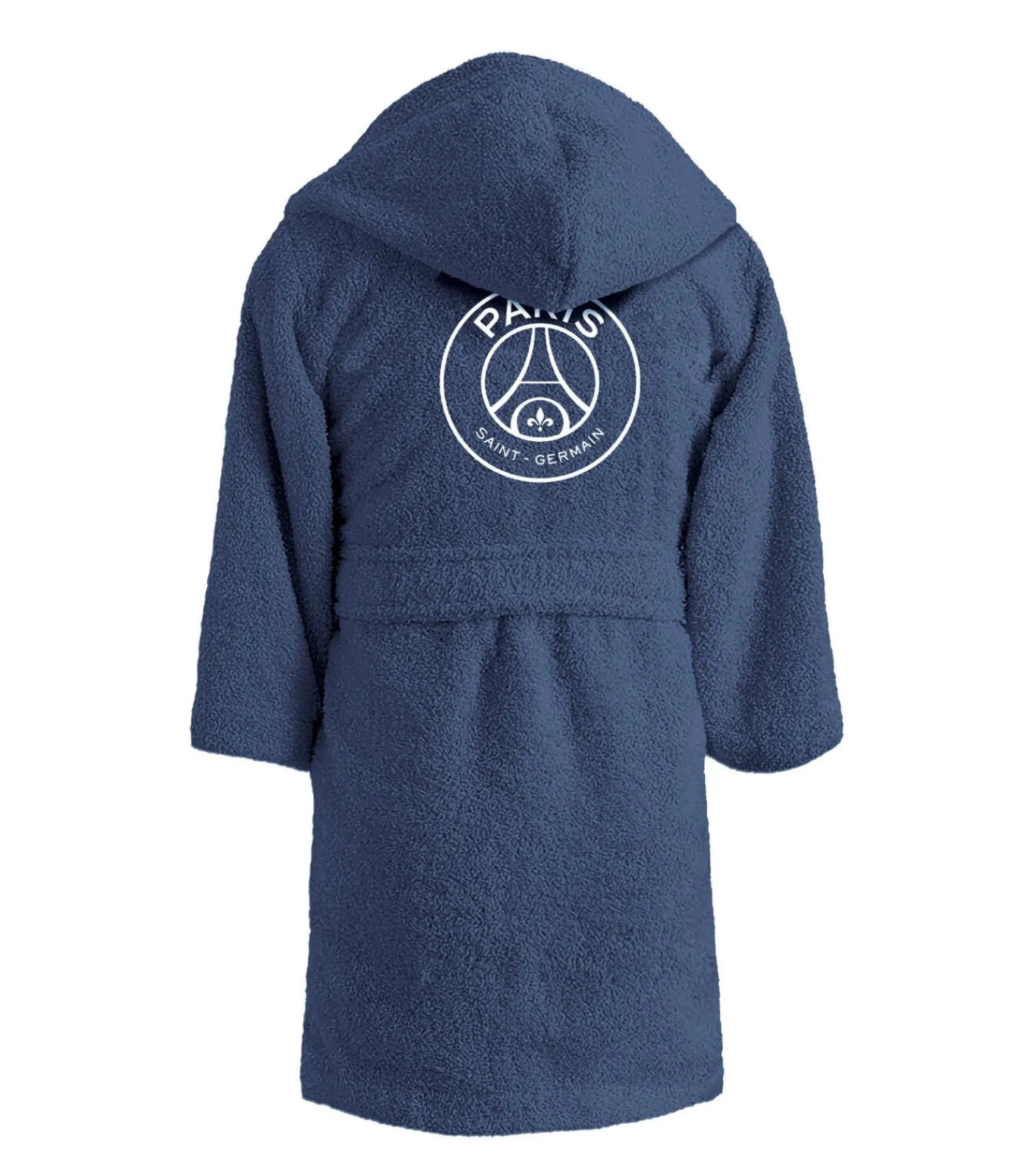 Kinderen PSG Kinderbadjas 100% katoen - borduursel - capuchon en zak