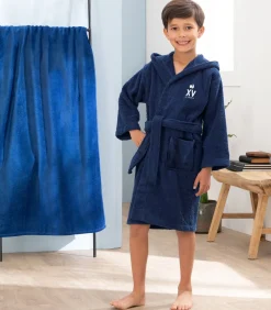 Kinderbadjas 100% katoen France Rugby Tricolore Kinderen Ondergoed En Nachtmode