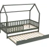 Best Kinderbed Kajuit 190x90cm groen MARCEAU Kinderen Kinderen Home