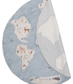 Kinderen AFKliving Kindertapijt MONDE, wasbaar