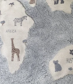 Kinderen AFKliving Kindertapijt MONDE, wasbaar