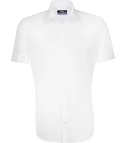 Heren Seidensticker Klassiek - Shirt - Wit