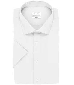 Heren Seidensticker Klassiek - Shirt - Wit