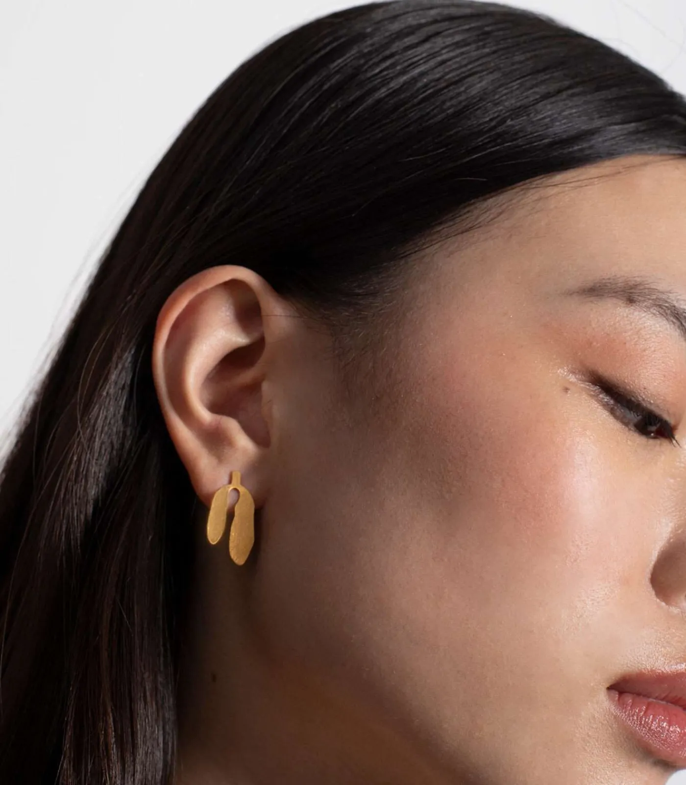 Discount Kleine gouden Silvela oorbellen DAMES Oorbellen