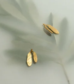 Discount Kleine gouden Silvela oorbellen DAMES Oorbellen