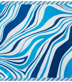 Kleine zijden sjaal Navy Cléo DAMES Sjaals