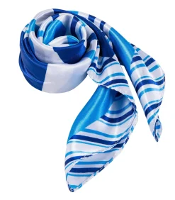 Kleine zijden sjaal Navy Cléo DAMES Sjaals