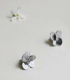 DAMES Joidart Kleine zilveren oorbellen Pampalonia