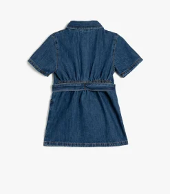 Knielengte Denim Jurk Kinderen Kleedjes & Rokken