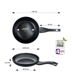 Hot Koekenpan B.Green - ø 24 cm - standaard anti-aanbaklaag Potten & Pannen