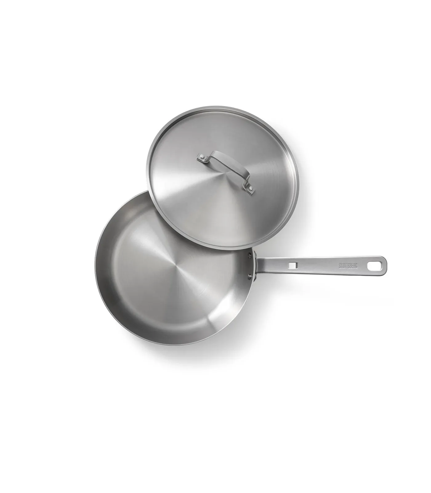 Best Koekenpan Roestvrijstaal 28 cm Stainless Steel - alle warmtebronnen - Inductie Potten & Pannen