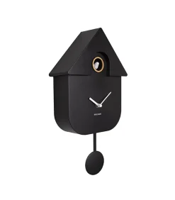 Karlsson Koekoeksklok Modern Cuckoo ABS - Zwart - 41x8,5x21,5cm