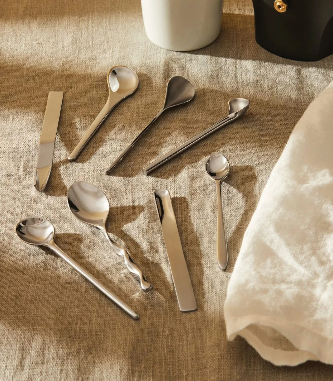 Koffielepels Il Caffe - MSPOONSET - 8 Stuks - door David Chipperfield Bestek