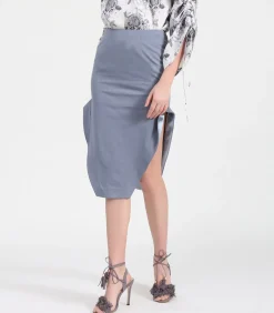 DAMES Smart & Joy Kokerrok met hoge zijsplitten