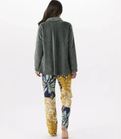 DAMES LE CHAT Kort jasje van flanellen pluche ESSENTIEL H73B