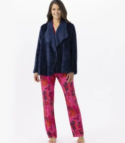 DAMES LE CHAT Kort jasje van flanellen pluche ESSENTIEL H73B