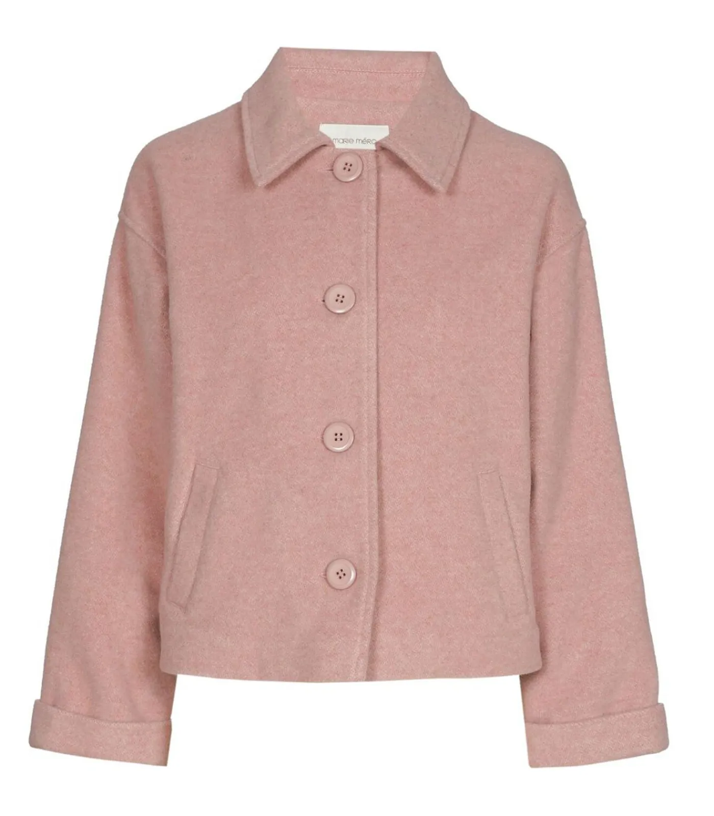 DAMES Marie Méro Kort roze jasje in loose fit