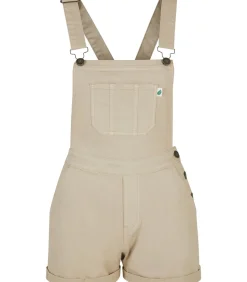 Outlet Korte biologische damesoverall DAMES Jumpsuits