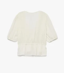 DAMES Koton Korte Blouse V-hals Katoenmix