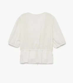 DAMES Koton Korte Blouse V-hals Katoenmix