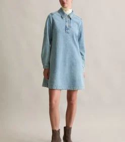 DAMES Marc O’Polo DENIM Korte denim jurk uitlopend