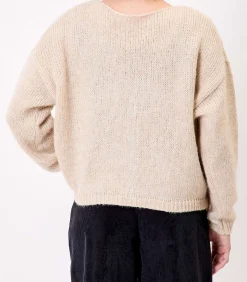 Korte effen gebreide vest APPACHE DAMES Truien & Cardigans