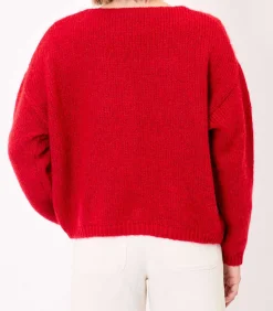 New Korte effen gebreide vest APPACHE DAMES Truien & Cardigans