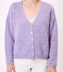 DAMES La Fiancée Korte effen gebreide vest APPACHE