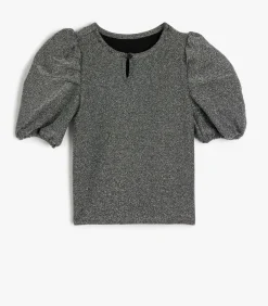 Online Korte mouw Ronde kraag Blouse Kinderen Blouses & Tunieken