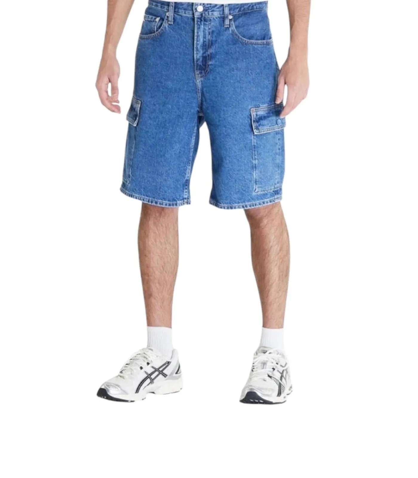 DAMES Calvin Klein Jeans Korte Spijker Cargo Broek