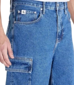 DAMES Calvin Klein Jeans Korte Spijker Cargo Broek