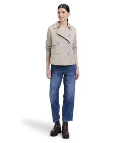 DAMES Cartoon Korte trenchcoat