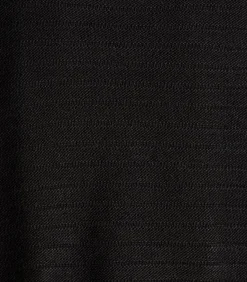 DAMES La Fée Maraboutée Korte zwarte jurk van gebreide stof met lange mouwen