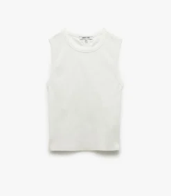 Outlet Back Cut-Out Detail Tank Top DAMES Overhemden & Blouses