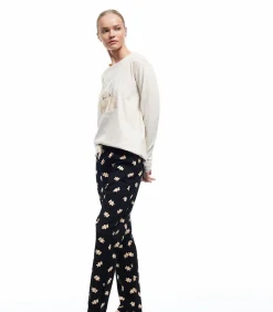 Online Bear Printed Pajama Set DAMES Loungewear