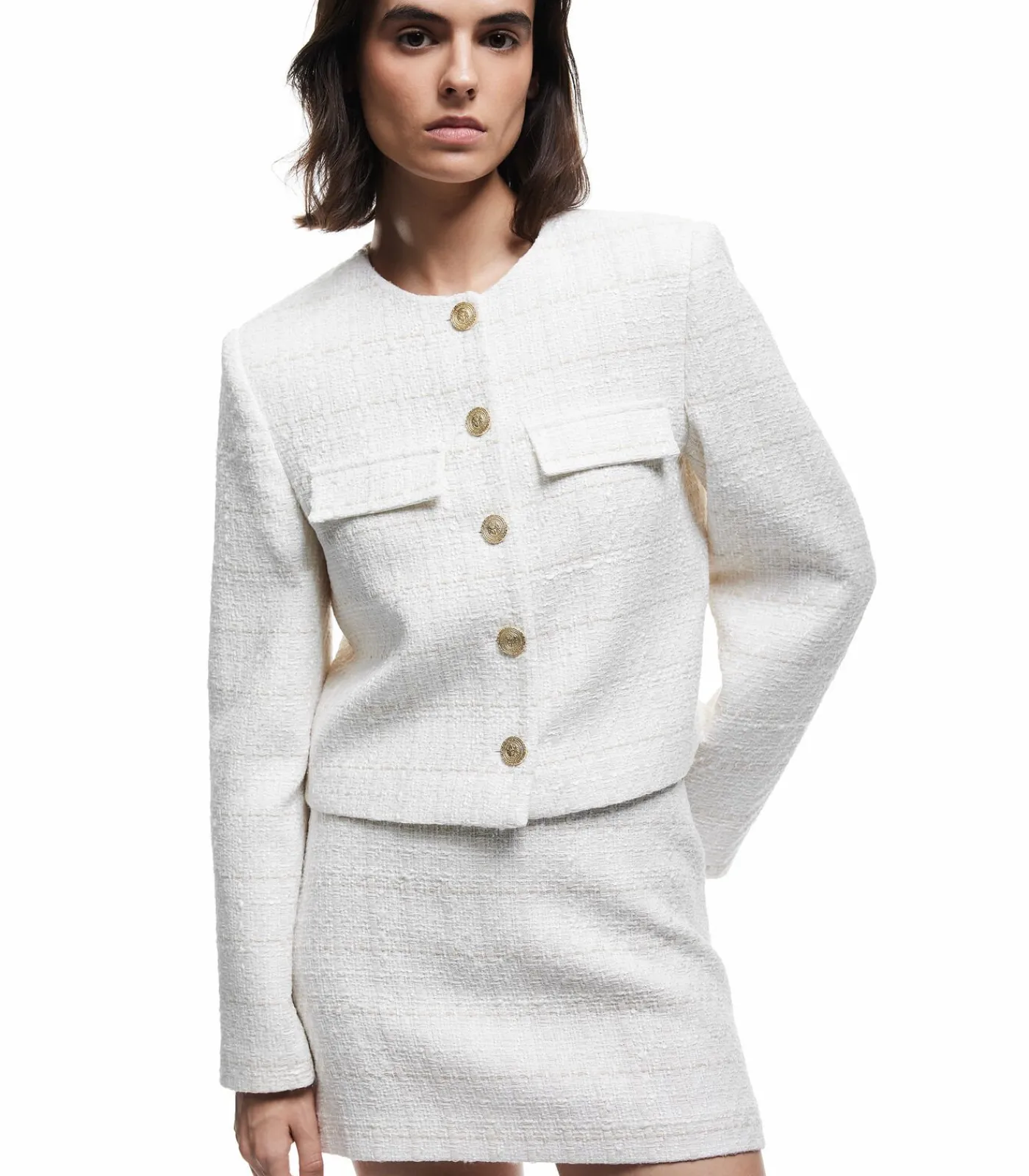 DAMES Koton Buttoned Tweed Jacket