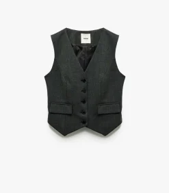 DAMES Koton Checked Blazer Vest