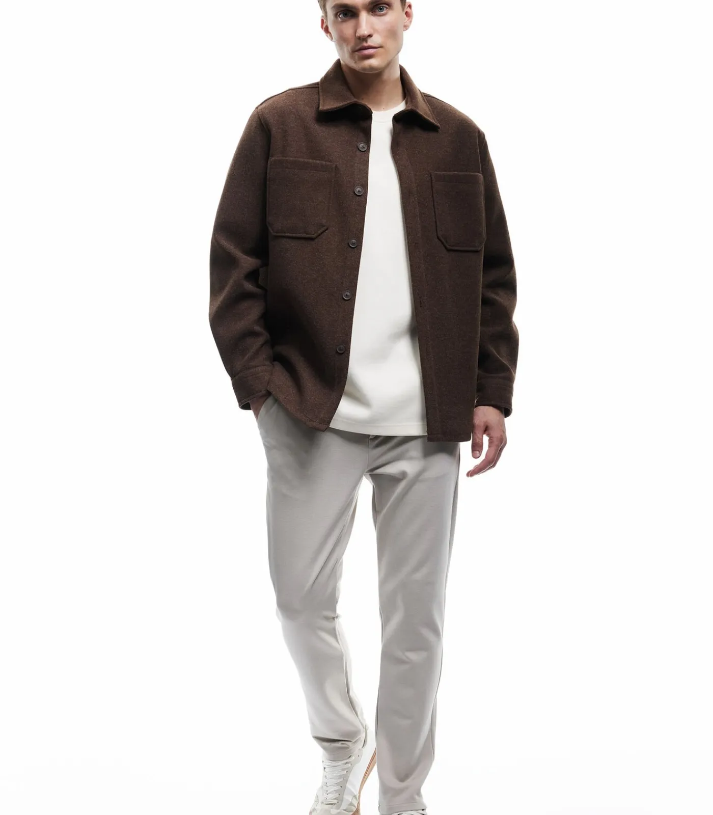 Heren Koton Classic Trousers