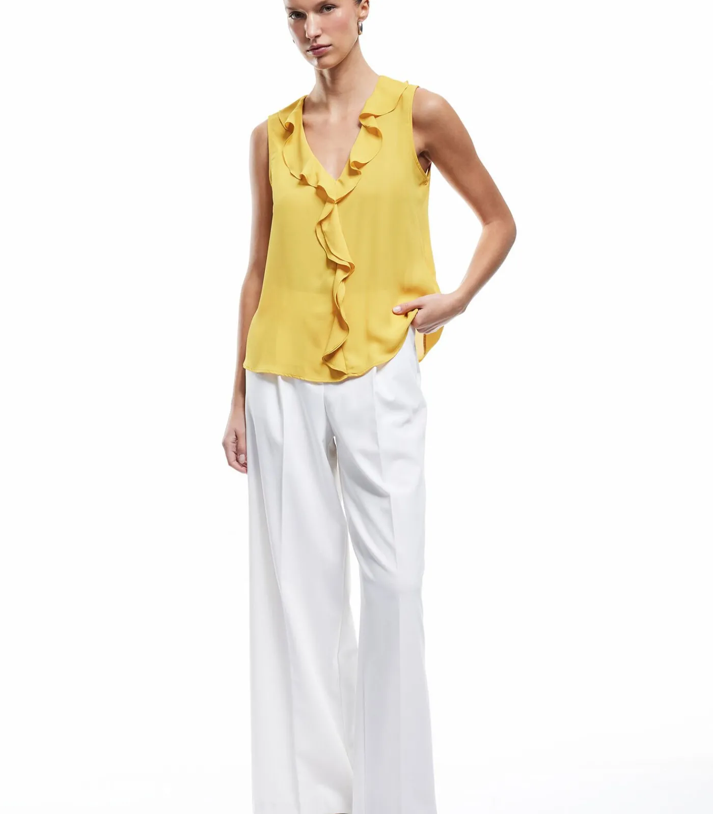 Sale Crepe Blouse DAMES Overhemden & Blouses