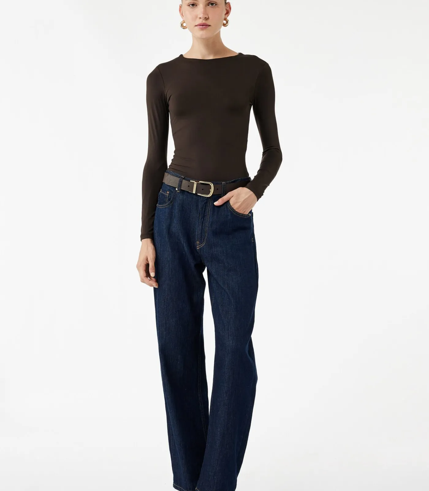 Sale Crew Neck Bodysuit DAMES Overhemden & Blouses