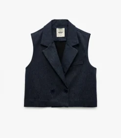 Best Crop Blazer Vest DAMES Sportkledij