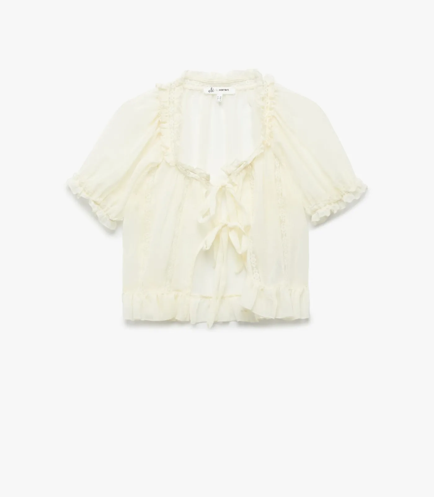 DAMES Koton Crop Blouse