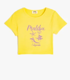 Kinderen Koton Crop T-Shirt