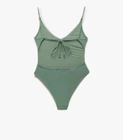 DAMES Koton Deep V-Neck Swimsuit