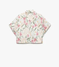 DAMES Koton Floral Crop Shirt