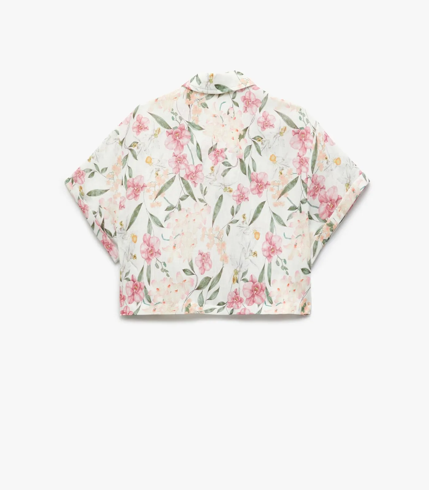 DAMES Koton Floral Crop Shirt