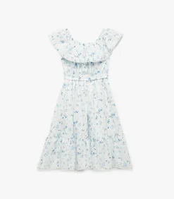 Clearance Frilled Floral Dress Kinderen Kleedjes