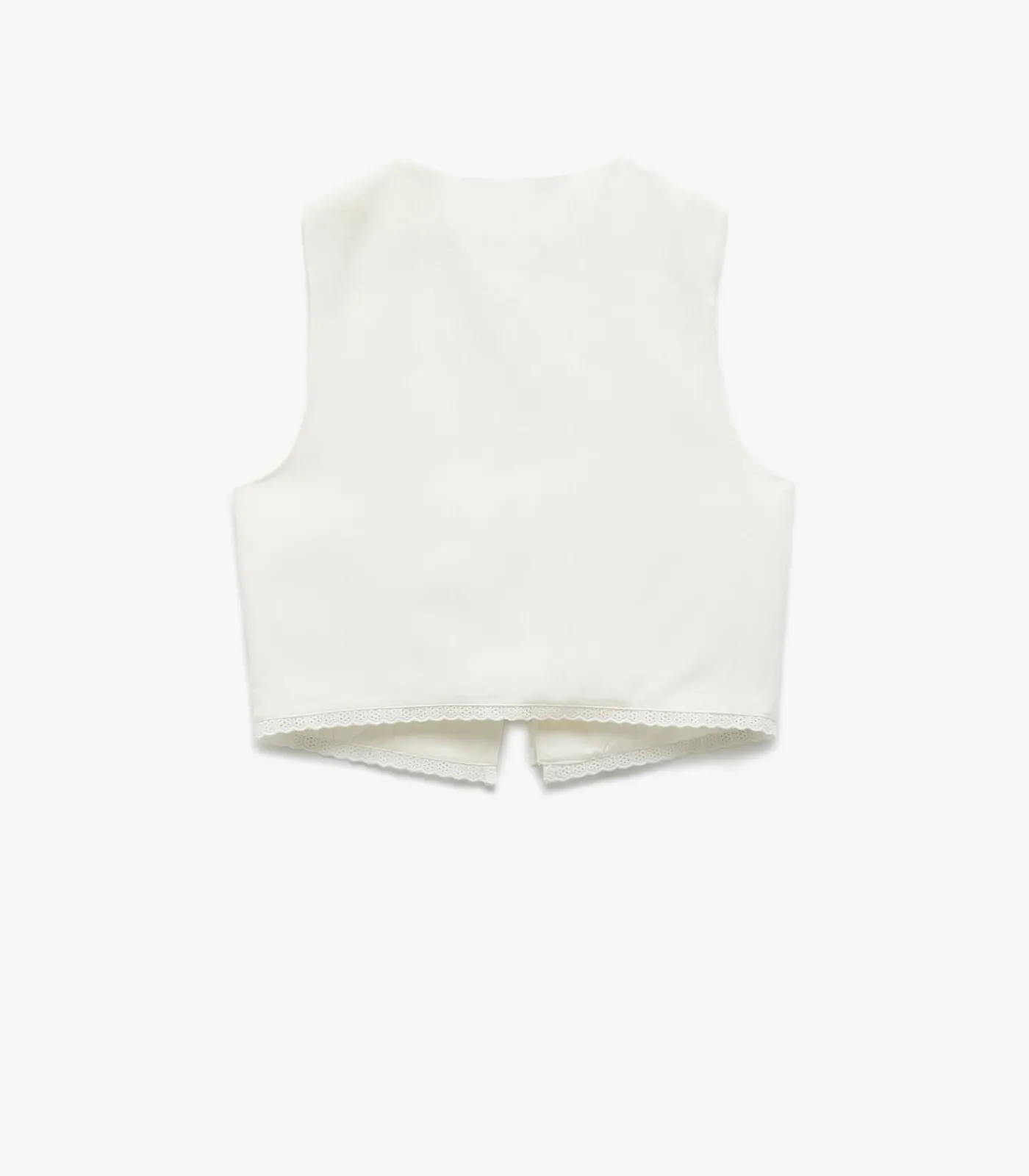 Front Tie Detail Vest DAMES Sportkledij