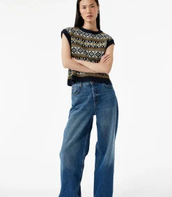 Oversized Knit Vest DAMES Sportkledij