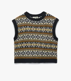 Oversized Knit Vest DAMES Sportkledij